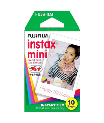 Fujifilm, Instax Mini Glossy Instant Film, 86 x 54 mm, Quantity 10