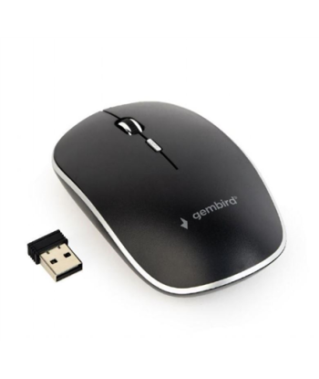 Optiline hiir Gembird, Silent Wireless, MUSW-4BS-01, Optical mouse, USB, Black