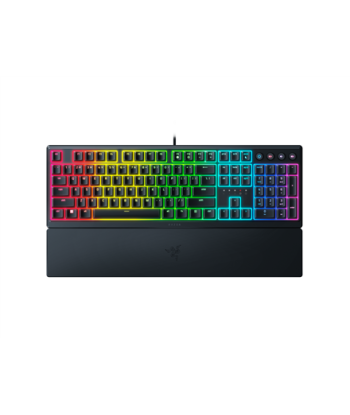 Razer, Gaming Keyboard, Ornata V3, Gaming keyboard, Wired, RGB LED light, NORD, Black, Numeric keypad, Razer Mecha-Membrane