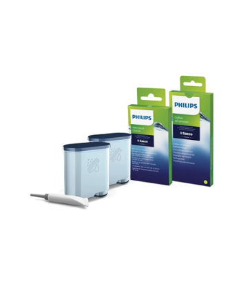 Kohvimasin Philips | Maintenance kit: oil, 2xAquaClean, 6xcoffee oil remover tablets, 6xMilk circuit cleaner sachets |