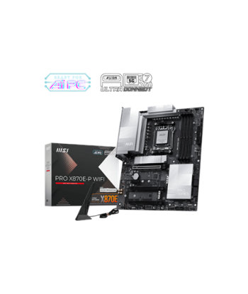 MSI PRO X870E-P WIFI, Processor family AMD, Processor socket AM5, DDR5 UDIMM, Supported hard disk drive interfaces SATA, M.2
