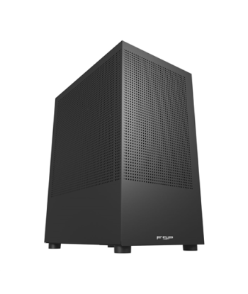 FSP Case, S110-B, Black, M-ATX Mid Tower