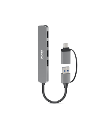 PORT CONNECT | HUB USB-C/USB-A 4 ports USB-A 3.0 5Gbps | 900160
