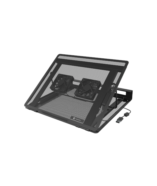 Natec, Laptop Cooler Pad, 2 Fans, Tern 2 Plus, Black