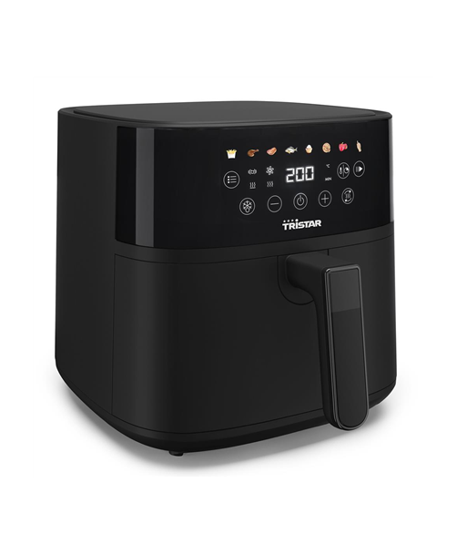 Аэрофритюрница Tristar Digital, FR-9060, Power 1700 W, Capacity 6 L, Black, Hot air technology