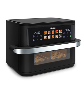Tristar Dualzone Flex Airfryer, FR-9078, Power 2800 W, Capacity 10 L, Hot air technology, Black