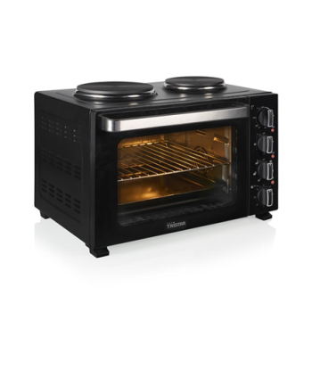 Ahi Tristar Convection with 2 Hot Plates, OV-3670, 35 L, 3200 W, Black