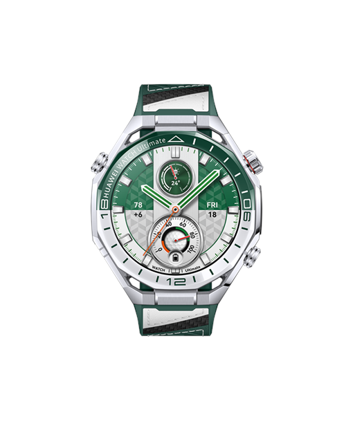 Nutikell Huawei WATCH Ultimate 2 eSIM, AMOLED, 1.5 inch, Waterproof, Green and White
