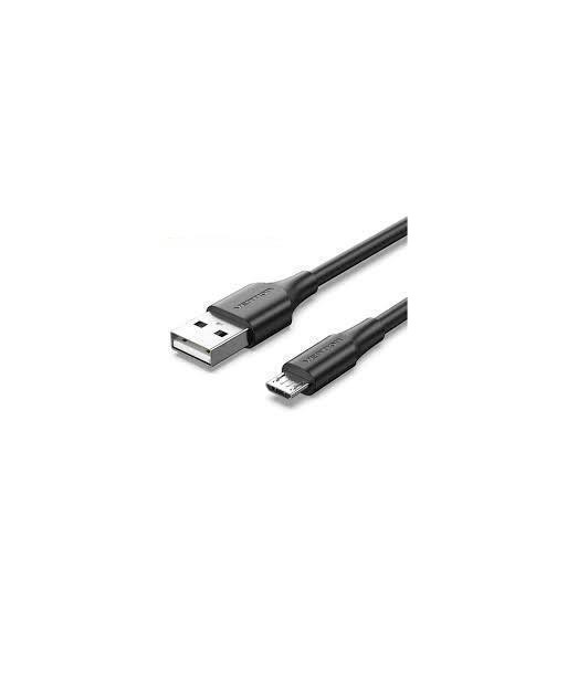 CABLE USB2.0 TO MICRO-B/0.5M BLACK CTIBD VENTION