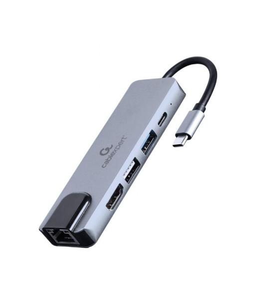 I/O ADAPTER USB-C TO HDMI/USB3/5IN1 A-CM-COMBO5-04 GEMBIRD