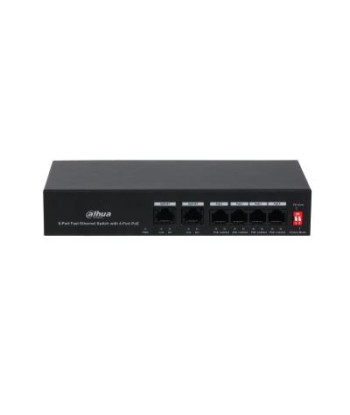 Switch DAHUA PFS3006-4ET-36 PoE ports 4 36 Watts DH-PFS3006-4ET-36