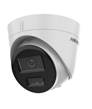Hikvision DS-2CD1343G2-LIU F2.8, DOME,Hybrid light, IR+LED, 120dB WDR, H.265+, 4MP, 2.8mm(~100°), int. mikrofonas, IR pašv