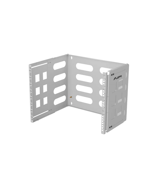 Lanberg Folding Bracket Wall-mount 19" 8U 497x400/240, Grey | Lanberg