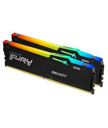 Kingston Fury Beast RGB 16 Kit (8GBx2) GB, DDR5, 5600 MHz, PC/server, Registered No, ECC No, 2x8 GB