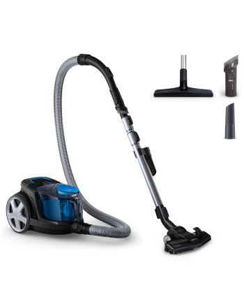 Пылесос PHILIPS PowerPro Compact FC9331/09 Canister/Bagless 900 Watts Capacity 1.5 l Noise 76 dB Black Weight 4.5 kg FC9331/09