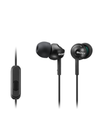 Sony In-ear Headphones EX series, Black, Sony, MDR-EX110AP, In-ear, Black