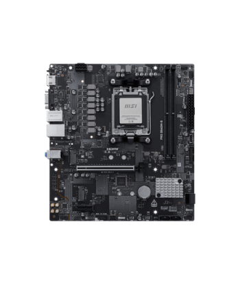 MSI PRO B840M-B, Processor family AMD, Processor socket AM5, DDR5, Supported hard disk drive interfaces SATA, M.2, Number of