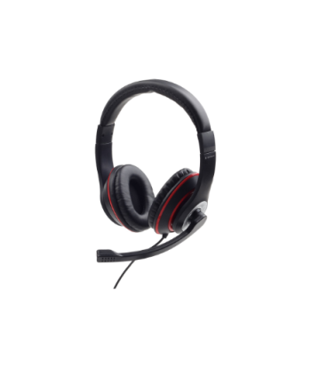 Наушники Gembird, MHS-03-BKRD, On-Ear, Built-in microphone, 3.5 mm