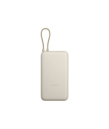 Akupank powerbank Xiaomi 33W (Integrated Cable), 20000 mAh, USB-C/USB-C cable/USB-A, Tan