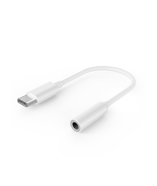 Cablexpert | USB type-C plug to stereo 3.5 mm audio adapter cable, White | A-CM-3.5F-01