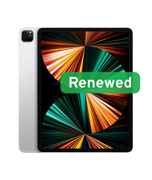 APPLE RENEWED, CPO, iPad Pro (2021) 6th, 12.9", M1, 8GB, 128 GB, Silver, iPad OS, 12 m Warranty