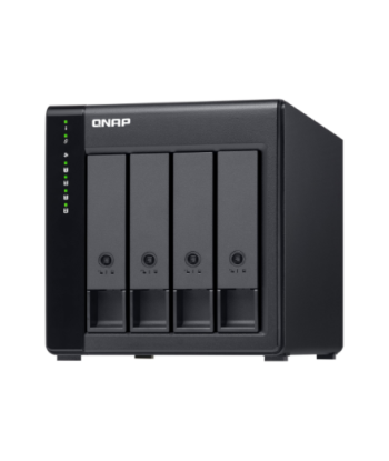 QNAP High-performance Desktop SATA 6Gbps JBOD Storage Enclosure | TL-D400S | Black