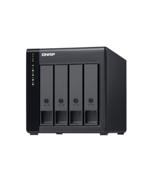 QNAP High-performance Desktop SATA 6Gbps JBOD Storage Enclosure | TL-D400S | Black