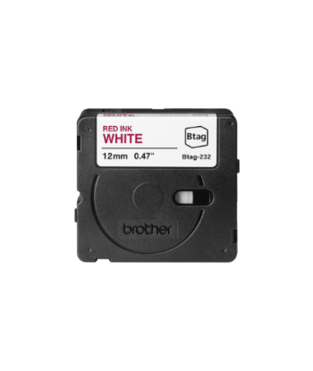 Brother BTAG-232 | Red on White | Btag