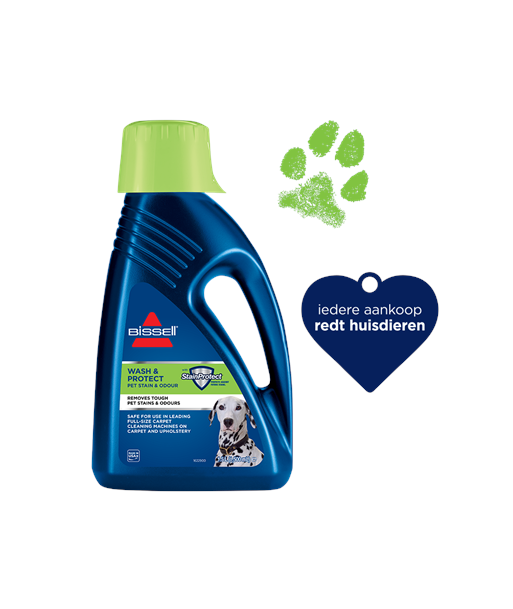 Bissell Wash & Protect Pet Formula - 1500ml Bissell Wash & Protect Pet Formula - 1500ml