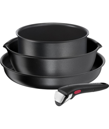 TEFAL Pots and pans set, 4 pcs, L7629453 Ingenio Daily Chef, Frying, Diameter 18/22/26 cm, Suitable for induction hob