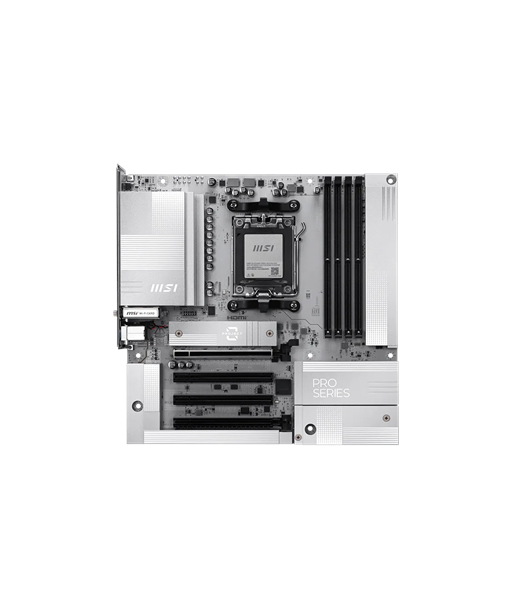 MSI PRO B850M-A WIFI PZ, Processor family AMD, Processor socket AM5, DDR5, Supported hard disk drive interfaces SATA, M.2