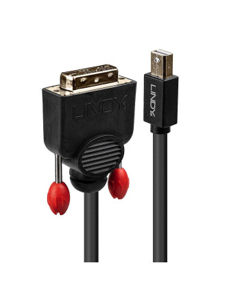 CABLE MINI DP TO DVI 3M/BLACK 41953 LINDY