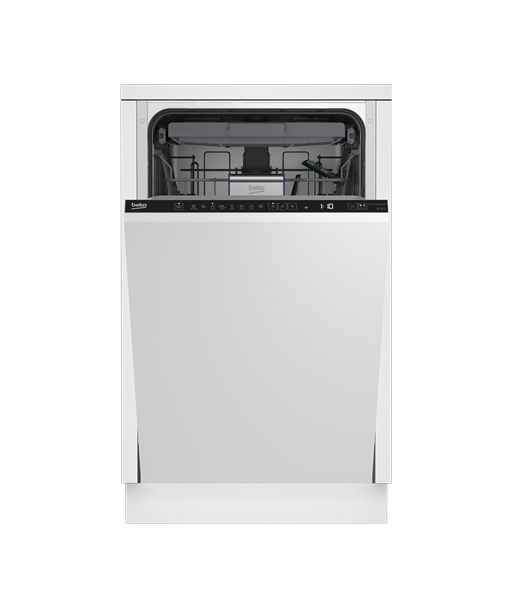 BEKO Dishwasher, DIS46120, Built-in, Width 45 cm, Number of place settings 11, Number of programs 6, Energy efficiency class E