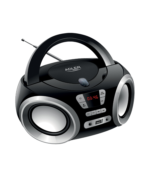 Adler, CD Boombox, AD 1181, Speakers, USB connectivity