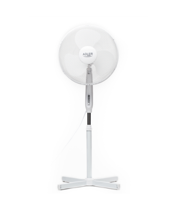 Напольный вентилятор Adler, AD 7305, White, Diameter 40 cm, Number of speeds 3, Oscillation, 45 W