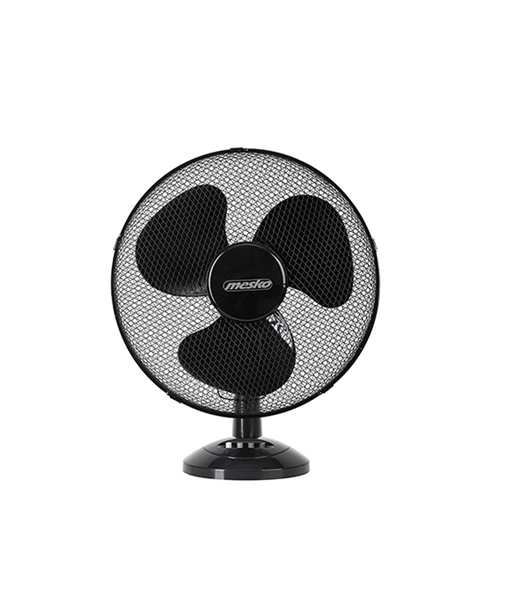 Mesko, Fan, MS 7308, Table Fan, Black, Diameter 23 cm, Number of speeds 2, Oscillation, 30 W, No