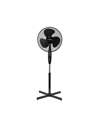 Напольный вентилятор Mesko, Fan, MS 7311, Black, Diameter 40 cm, Number of speeds 3, Oscillation, 45 W