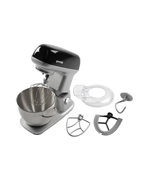 Gorenje, Kitchen machine, MMC1000RLBK, 1000 W, Number of speeds 7, Bowl capacity 4.5 L, Black