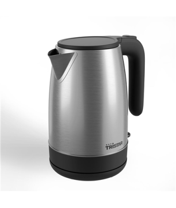 Tristar Kettle, WK-1348, Electric, 2200 W, 1.7 L, Stainless steel, 360° rotational base, Stainless Steel/Black