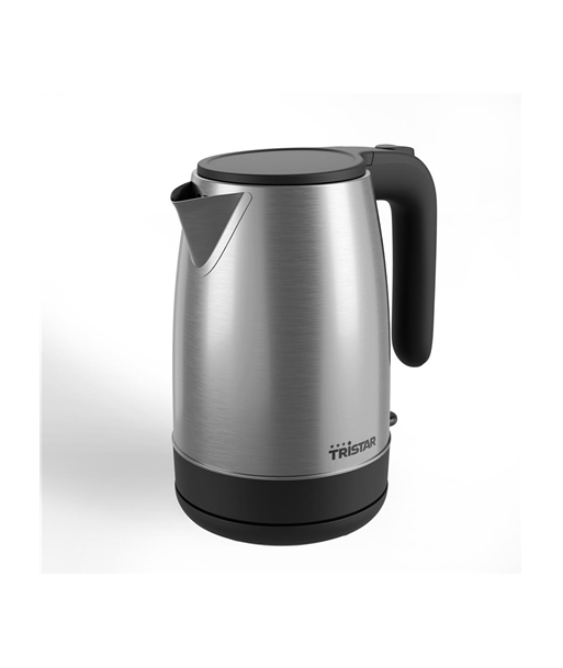 Tristar Kettle, WK-1348, Electric, 2200 W, 1.7 L, Stainless steel, 360° rotational base, Stainless Steel/Black