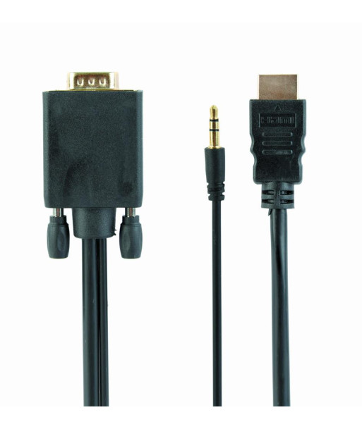 CABLE HDMI-VGA +3.5MM/1.8M A-HDMI-VGA-03-6 GEMBIRD