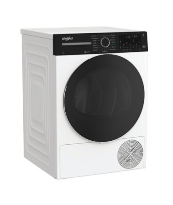 Kuivati Whirlpool, WP C8 WBS EE, Energy efficiency class C, Front loading, 8 kg, Digital, Depth 61 cm, Steam function, White