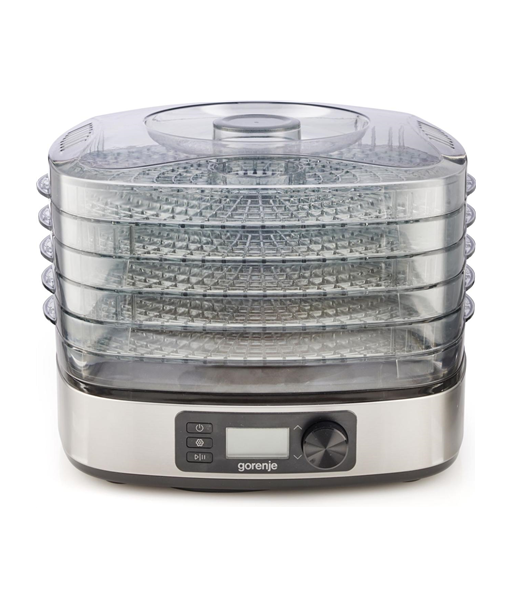 Gorenje, Food Dryer, FDK500DE, Power 380 W, Number of trays 5, Temperature control, Integrated timer, Stainless steel