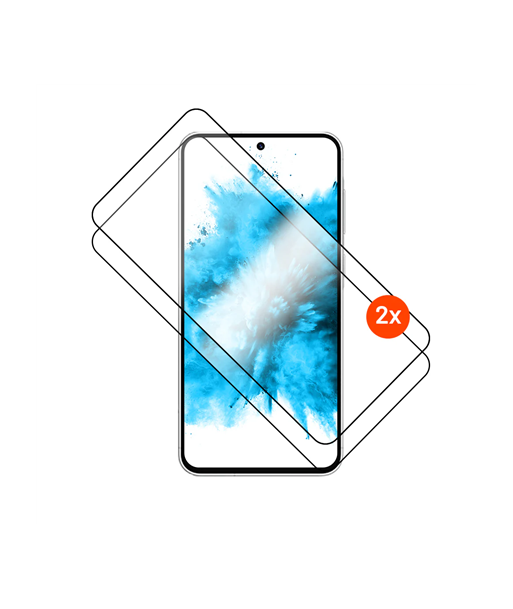 FIXED Full Cover 2,5D Tempered Glass with applicator for Samsung Galaxy A57 5G, 2 pcs, black, Fixed Full Cover 2.5D, Screen