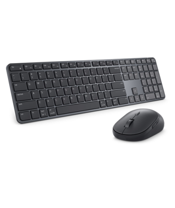 Клавиатура Dell Pro 7 Slim and Mouse, KM726, and Mouse Set, Wireless, Mouse included, Russian, Bluetooth, Black