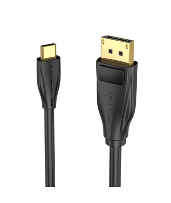 CABLE DP TO USB-C 8K HD/2M BLACK CGYBH VENTION