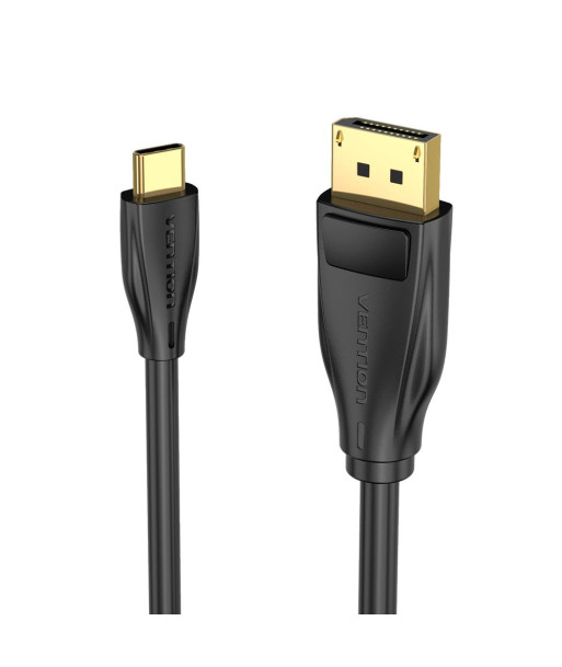 CABLE DP TO USB-C 8K HD/2M BLACK CGYBH VENTION