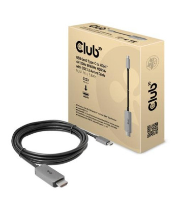 CABLE USB-C TO HDMI 3M/M/M CAC-1587 CLUB3D