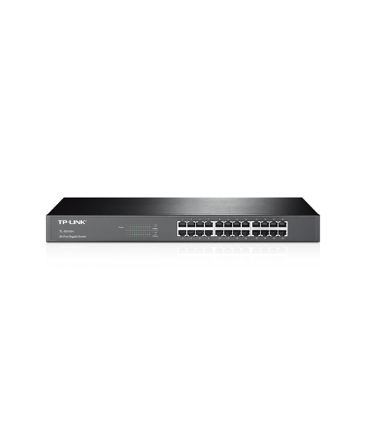 TP-LINK 24-Port Gigabit Rackmount Switch TL-SG1024 10/100/1000 Mbps (RJ-45), Unmanaged, Rackmountable, Ethernet LAN (RJ-45) TP-LINK 24-Port Gigabit Rackmount Switch TL-SG1024 10/100/1000 Mbps (RJ-45), Unmanaged, Rackmountable, Ethernet LAN (RJ-45)