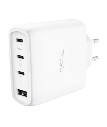 MOBILE CHARGER WALL MAXO 65W/4-PORT GAN WHITE 26068 TRUST